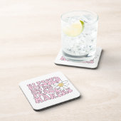 デイジーと平和を作る人のスローガン コースター (右側)