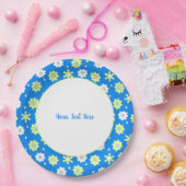 デイジーと星 ペーパープレート (パーティー)