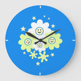 デイジーと星 ラージ壁時計