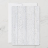 デイジーと水玉模様リボンの木の誕生日招待状 招待状 (裏面)