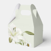 デイジーと白ライリーライトグリーン背景Fa フェイバーボックス (裏面サイド)