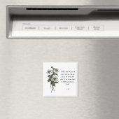 デイジーと聖書の聖句：神の平和 マグネット (インサイチュ (食洗機))