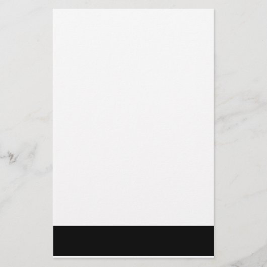 デイジーと葉フローラアートの無文房具 便箋 (正面)