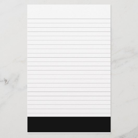 デイジーと葉フローラアート並み文房具 便箋 (正面)