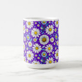 デイジーと葉 コーヒーマグカップ (中央)