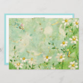 デイジーと蜂の招待 招待状 (正面/裏面)