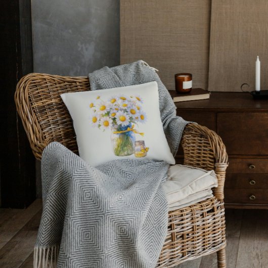 デイジーと蜂蜜 クッション