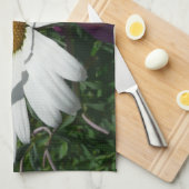 デイジーと雑草ワイルドフラワー キッチンタオル (四つ折り)