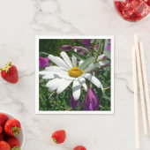 デイジーと雑草ワイルドフラワー スタンダードカクテルナプキン (インサイチュ)
