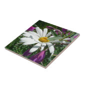 デイジーと雑草ワイルドフラワー タイル (側面)