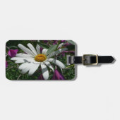 デイジーと雑草ワイルドフラワー ラゲッジタグ (正面横)