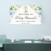 デイジーと青い花の聖餐式 横断幕 (トレードショー)