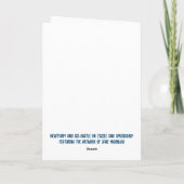 デイジーと青空 サンキューカード (裏面)