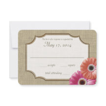 デイジーとBurlap Coralとピンクの返信