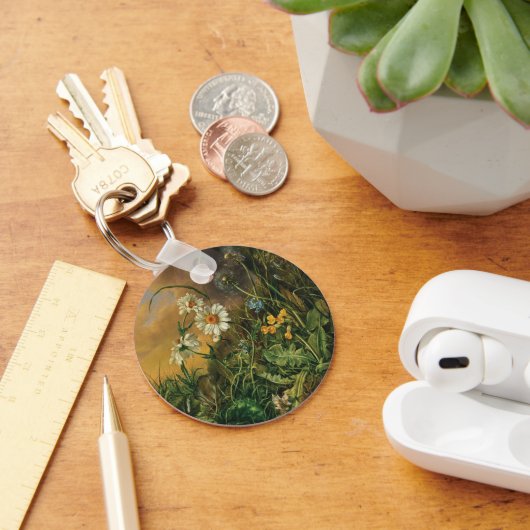 デイジーとPrimrosesの森の床… キーホルダー (デスク)