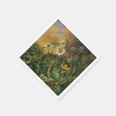 デイジーとPrimrosesの森の床… スタンダードカクテルナプキン (角)