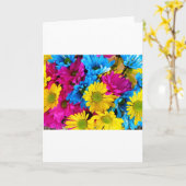 デイジーによっては花愛運命のブライダル・シャワーが開花します カード (黄色い花)