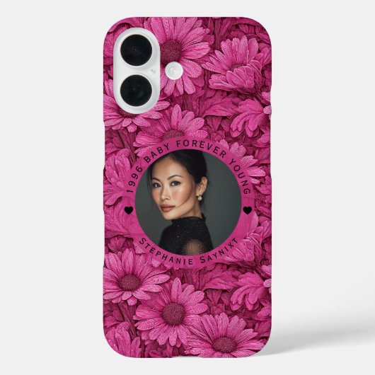 デイジーにインスパイアされた18歳の誕生日モダン Case-Mate iPhoneケース (裏面)