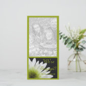 デイジーに関する黒い結婚婚約発表 案内状 (スタンド正面)