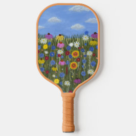 デイジーのある野の花 ピックルボールラケット