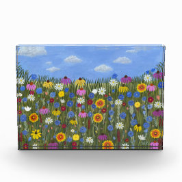 デイジーのある野の花 フォトブロック