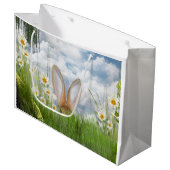 デイジーのイースターのウサギ ラージペーパーバッグ (正面アングル)