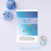 デイジーのウェディング キャンディーバー ラッパー チラシ (シングル)