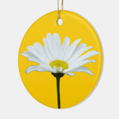 デイジーのオーナメントの花のクリスマスの装飾 セラミックオーナメント (左)