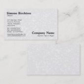 デイジーのカーペット – ライトグレーの影(金ゴールド) 名刺 (正面/裏面)