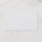 デイジーのカーペット – ライトグレーの影(金ゴールド) 名刺 (裏面)