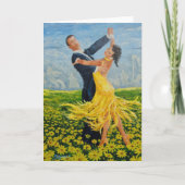 デイジーのダンサーの挨拶状 カード (正面)