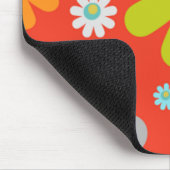 デイジーのチェリーレッドのmousepad マウスパッド (コーナー)