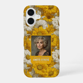 デイジーのテーマ おばさんお誕生日おめでとう 黄色 iPhone 16ケース