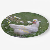 デイジーのハッピーバースデーの鶏 ペーパープレート (アングル)