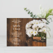 デイジーのバケット国の結婚式のリハーサルディナー 招待状 (スタンド正面)