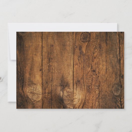 デイジーのバケット国の結婚式のリハーサルディナー 招待状 (裏面)