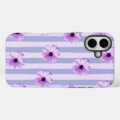 デイジーのパステルストライプ柄 Case-Mate iPhoneケース (裏面 (横))