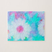 デイジーのパステル色かわいい写真 ジグソーパズル (横)