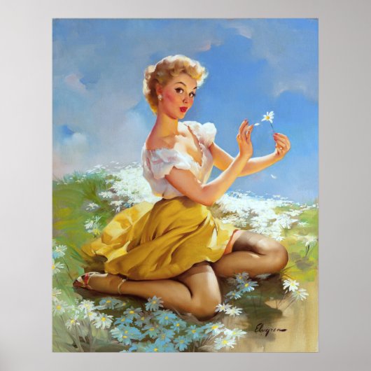 デイジーのピン留め ポスター (正面)