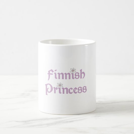 デイジーのフィンランドのプリンセス コーヒーマグカップ (中央)