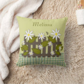 デイジーのフェンス装飾用クッション クッション (ブランケット)