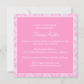 デイジーのブライダルシャワーの招待状 招待状 (裏面)