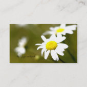 デイジーのプロフィールカード 名刺 (裏面)