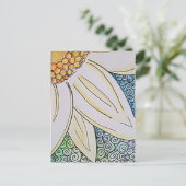 デイジーのポップ・アートのな郵便はがき ポストカード (スタンド正面)