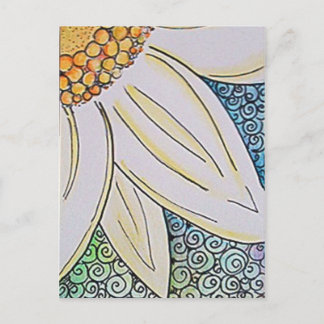 デイジーのポップ・アートのな郵便はがき ポストカード