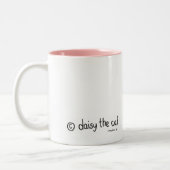 デイジーのマグ"CCTVカメラ"のマグ ツートーンマグカップ (左)