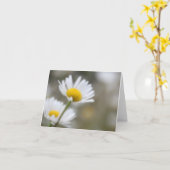 デイジーのメッセージカード カード (黄色い花)