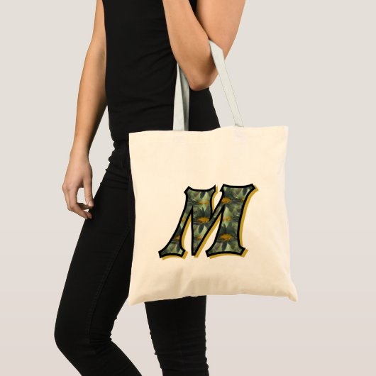 デイジーのモノグラムイニシャル M トートバッグ (正面(商品))