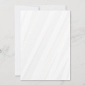 デイジーのリハーサル結婚ディナーの前夜 招待状 (裏面)