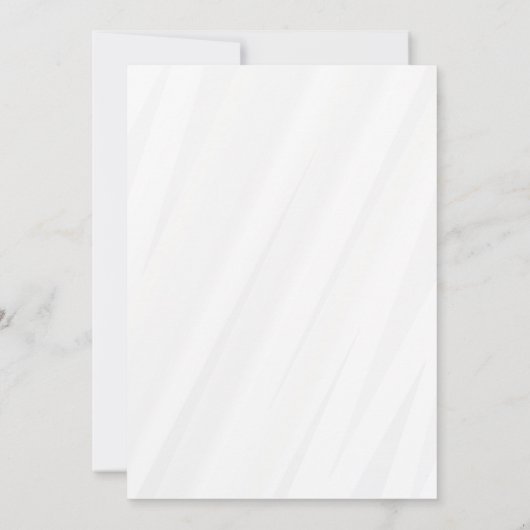 デイジーのリハーサル結婚ディナーの前夜 招待状 (裏面)